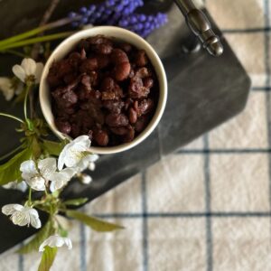 Honey Ginger Bacon Bean Salad | Shady Side Farm | Organic Dry Beans