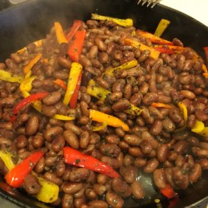 Polenta with Beans and Peppers | Shady Side Farm | Holland Michigan