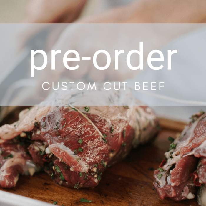 Custom-Cut Beef Quarters