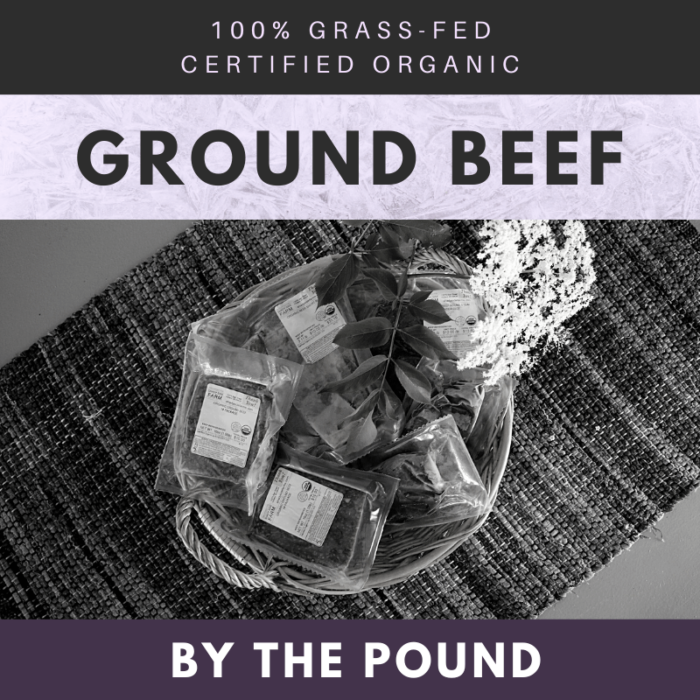 100% Grass-fed Ground Beef (Local Sales Only)