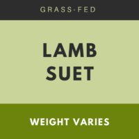 Lamb Suet | Grass-fed Lamb | Shady Side Farm