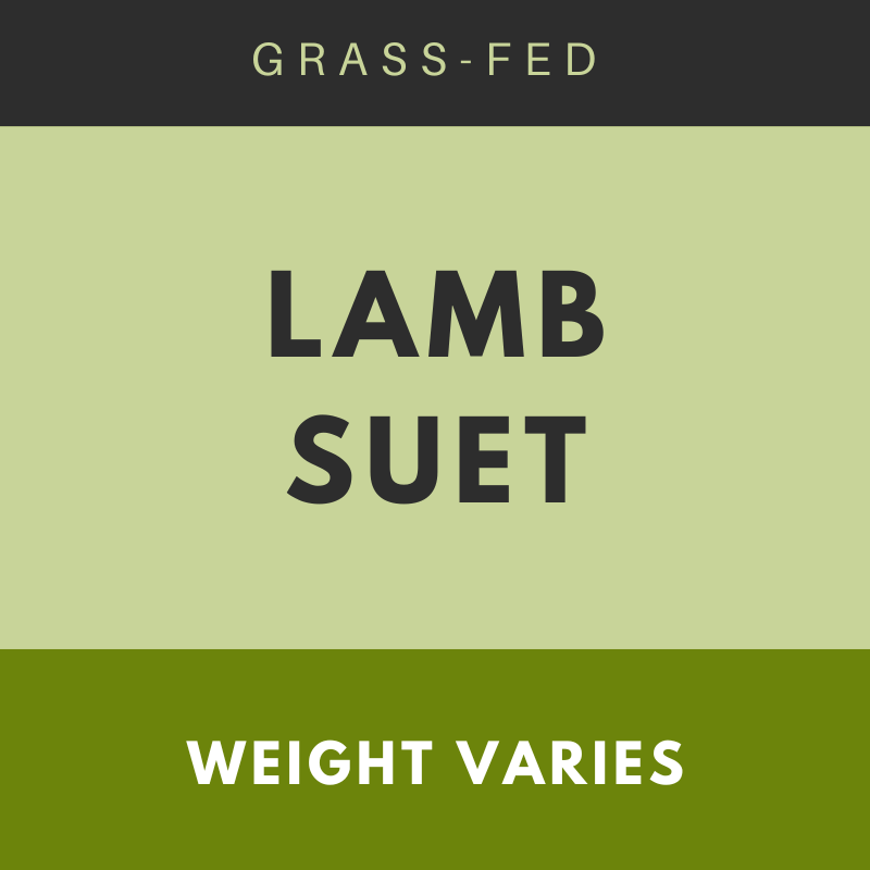 Lamb Suet | Grass-fed Lamb | Shady Side Farm