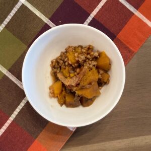 Spicy Squash Spelt Bake | Shady Side Farm | Organic Spelt Berries