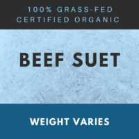 Beef Suet | Certified Organic Grass-fed Beef | Shady Side Farm