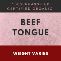 Beef Tongue | Certified Organic Grass-fed Beef | Shady Side Farm